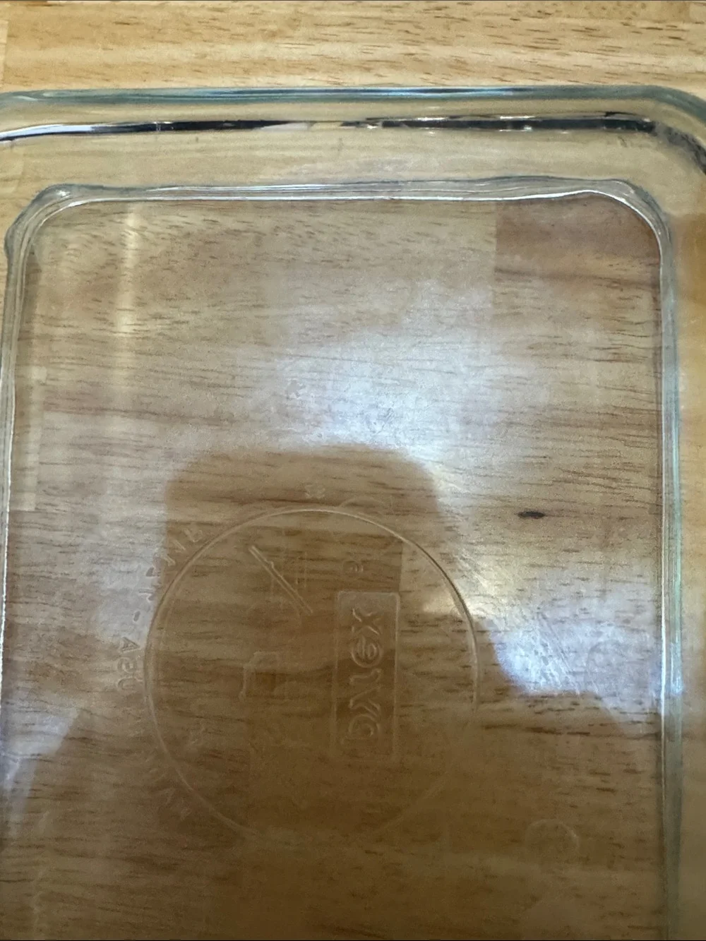Pyrex Clear Glass Food Storage Container with Red Seal Lid
